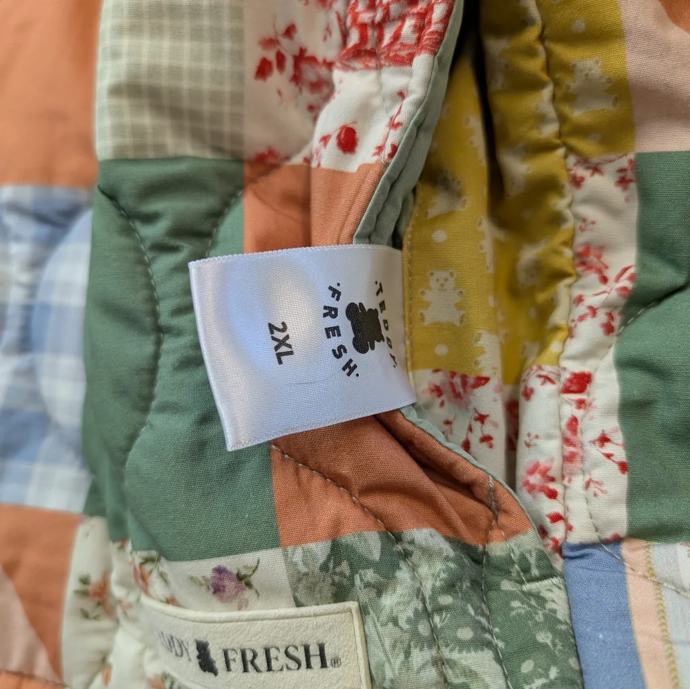 Teddy Fresh Multicolor Patchwork Jacket - Picture 5 of 5